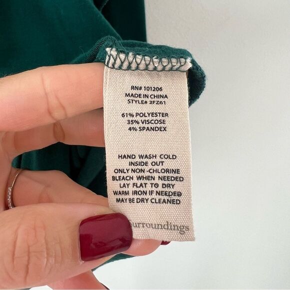 Soft Surroundings Madeline Tunic Top Sweater in Green Size Small - Picture 8 of 9